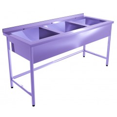 Ванны моечные сварные трехсекционные...